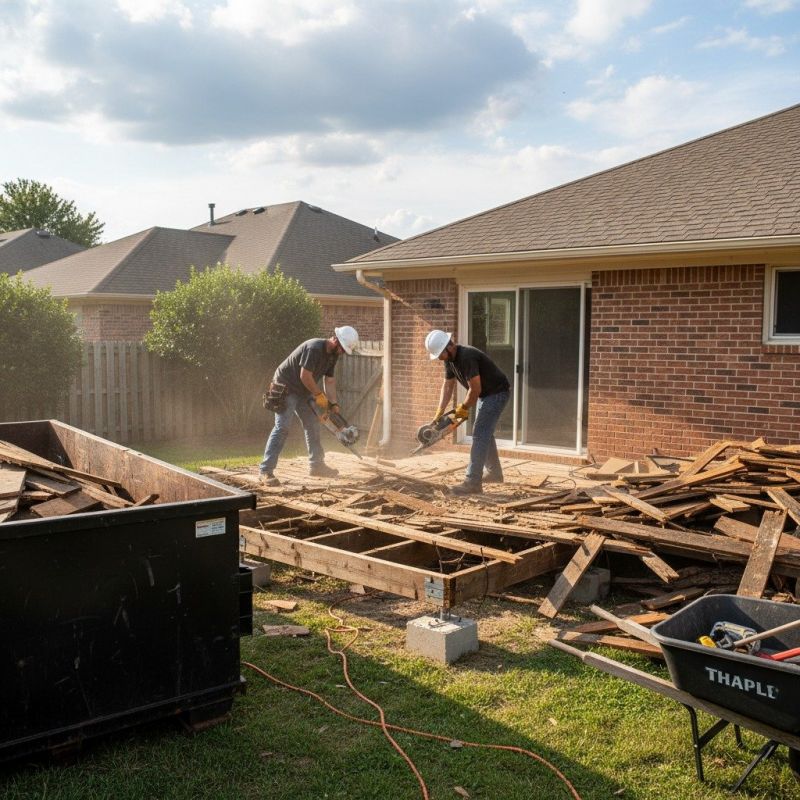 Local Patio Paint Removal pros at work