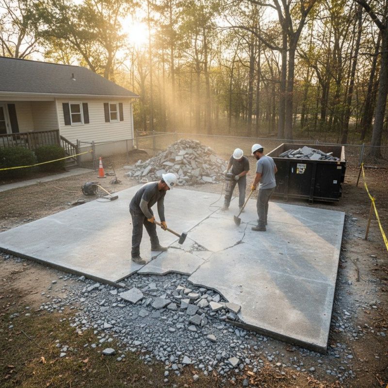 Patio Paint Removal
