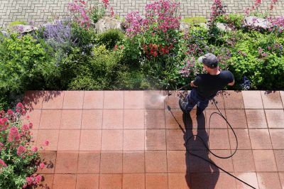 Patio Paint Removal